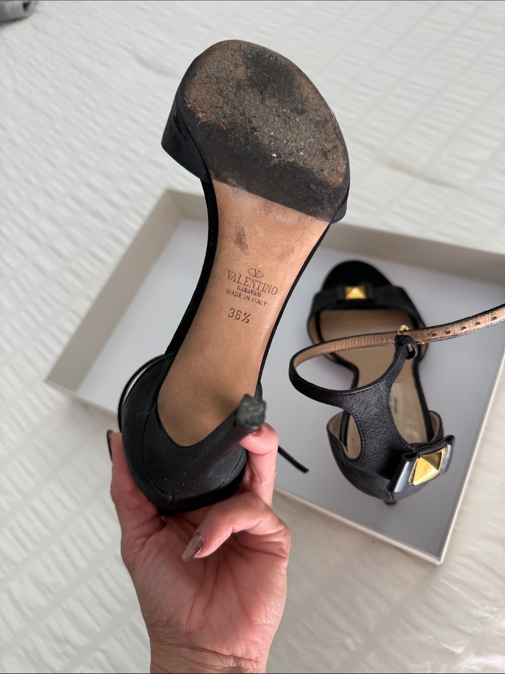 Authentic Valentino Black shoes - Picture 9 of 9